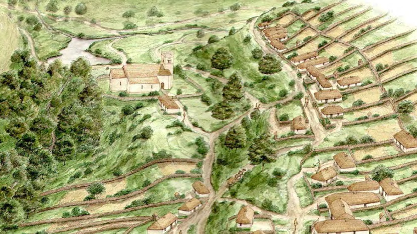 Sketch of old settlement
